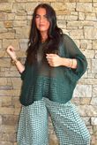 Conrad Grunge Loose Cotton Knit Forest